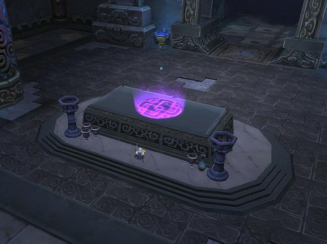 Die Fackeln müssen zum Altar in der passenden Farbe