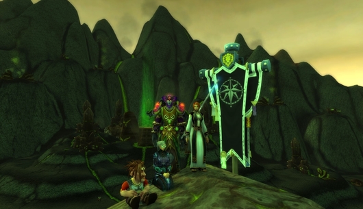 Der Ort, an dem Kil'jaeden die Scherbenwelt betrat