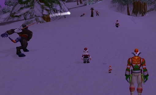 Eine epische Schneeballschlacht zu Ehren von Altvater Winter