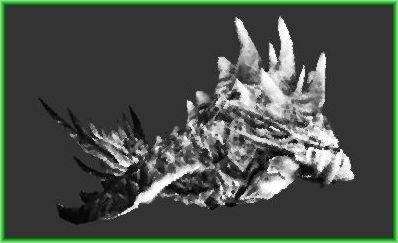 das furchterregende Monster, gezeichnet von Argris Hammertreu